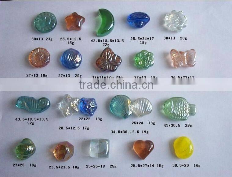 Transparent Special Shaped Glass Mosaic for Craft and Home Decoration