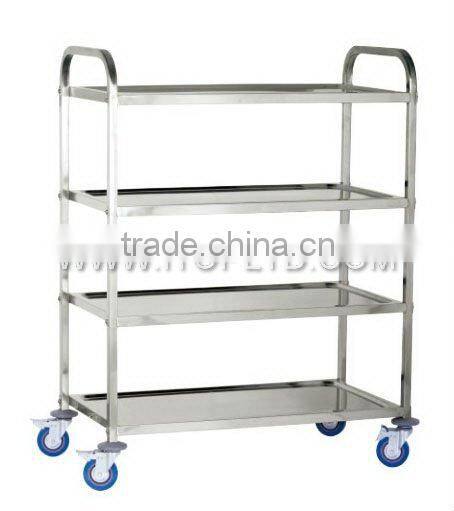 stainless steel square tube wine trolley