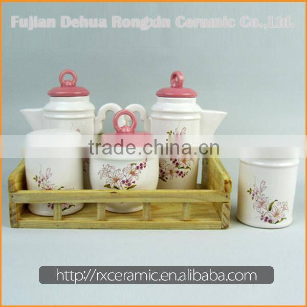Wholesale Low Price High Quality acrylic condiment container set