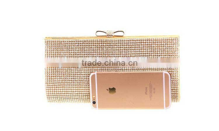 Wholesale gift items crystal diamond clutch bag