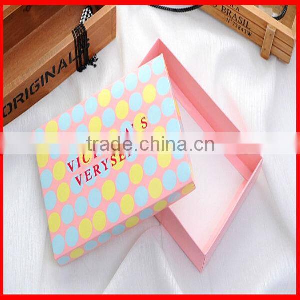 Simply Charming High Quality Gift Paper Bra And Underwear Organizer Box