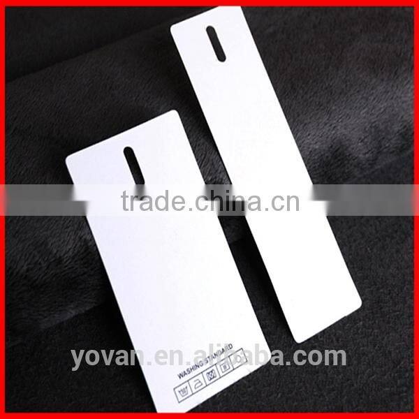2014 New Design Clothes Price Tag label with Recycled Paper Wholesale