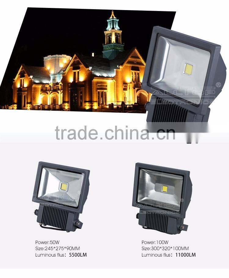 High lumen high power Bridgelux COB Waterproof IP65 50w Outdoor led flood light