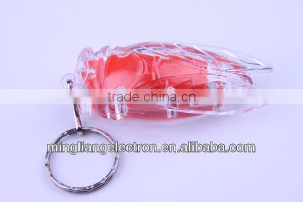 PVC Led cricket keychain novelty gifts
