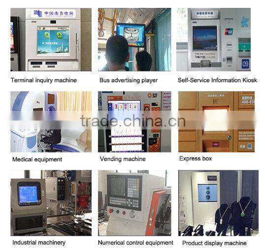 IP65 Front screen 15inch embedded panel pc, industrial panel pc