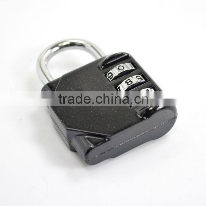 Trendy 3 Digital Combination Padlock/Lock Colorful Keyless Door Padlock Safe Lock