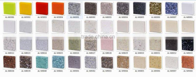 Reliable Stone Manufacturer Pure Acrylic Solid Surface Sheets for decoration