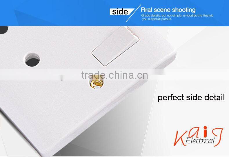 Bakelite white 13a uk 3 pin switch socket outlet with neon