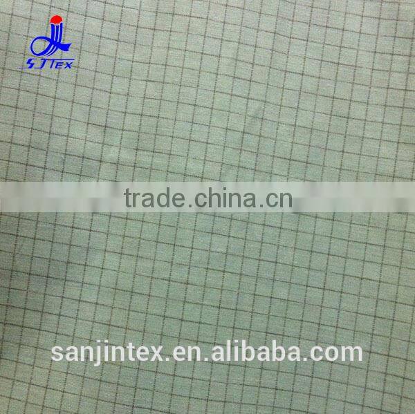 N/C Spandex Interwoven Fabric Pigment Plaid Printing