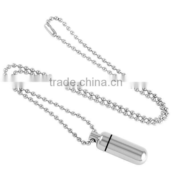 SRP8075 Online Shop China Vacuum Flask Shape Pendant Stainless Steel Cremation Jewelry