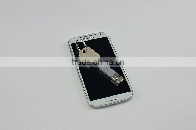 Key Chain Ring USB Charger Data Sync Adapter Cable