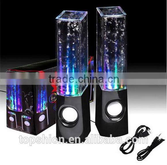 Newest Speaker Dancing Water Speaker With LED Light Speaker For Samsung Galaxy S5 S6