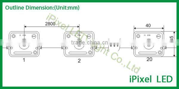 smd3030 injection molding led module with optic lens