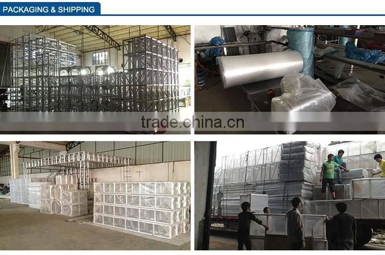 Aluminum beam truss system ground support lighting truss
