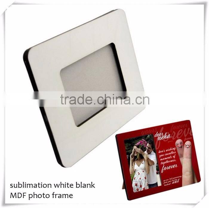 China manufacturer 6mm 7x8.5" heat transfer wooden photo frame