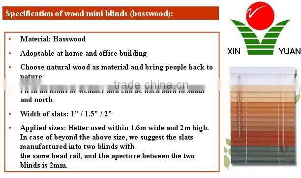 outdoor wooden blinds(1",1.5",2")