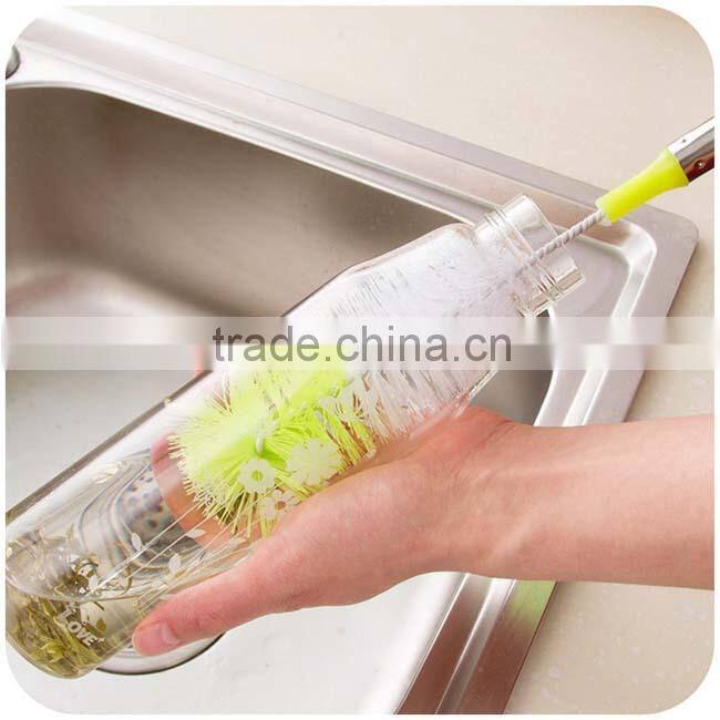 Mini tube cleaning brush cleaner, pp bristle percolator brush set
