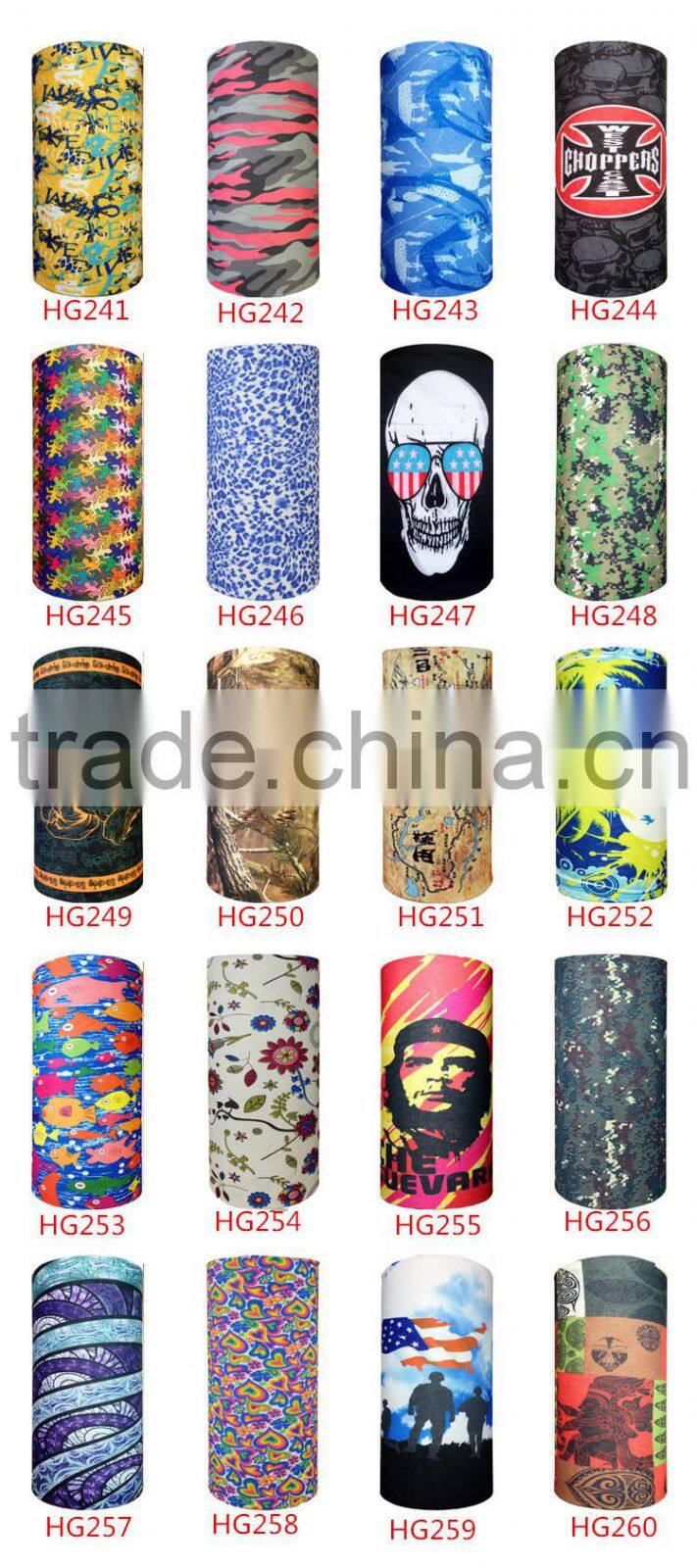 multifunctional seamless tube bandana stretchy headbands