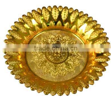 Newest design golden plate