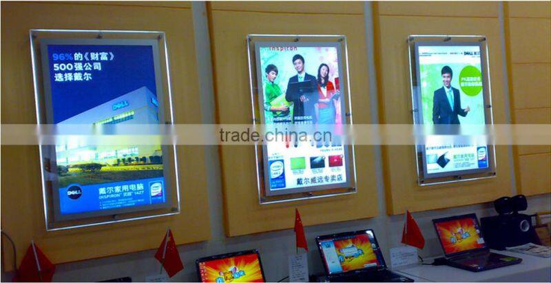Funny acrylic LED light 3D photo display frame