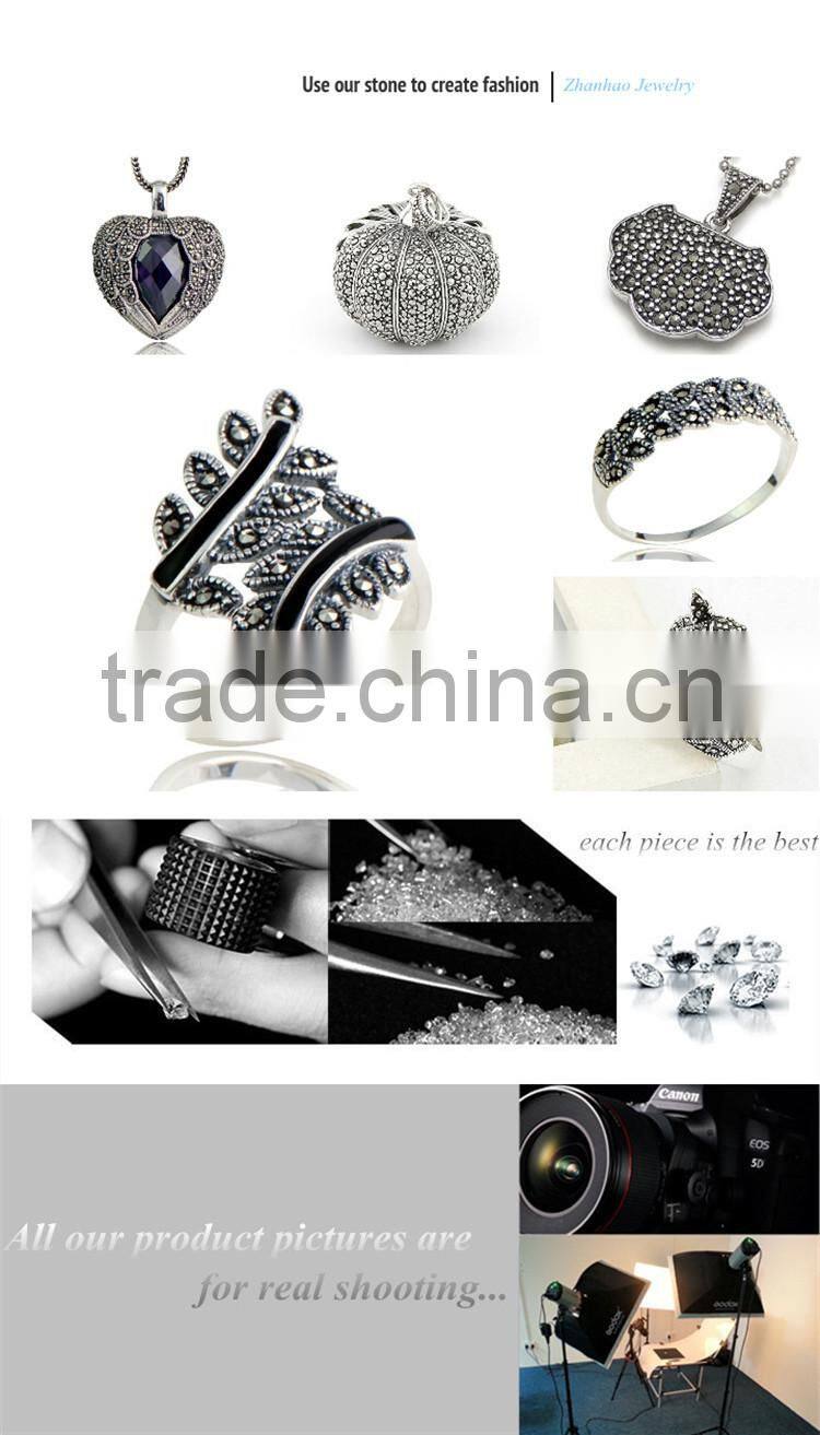 Wholesale Good Quality Round shape Loose Marcasite Stones for Jewelry