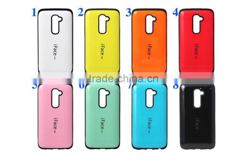 Top ten selling Iface mall case for LG g2, various color pc and tpu iface mall cover for LG g2