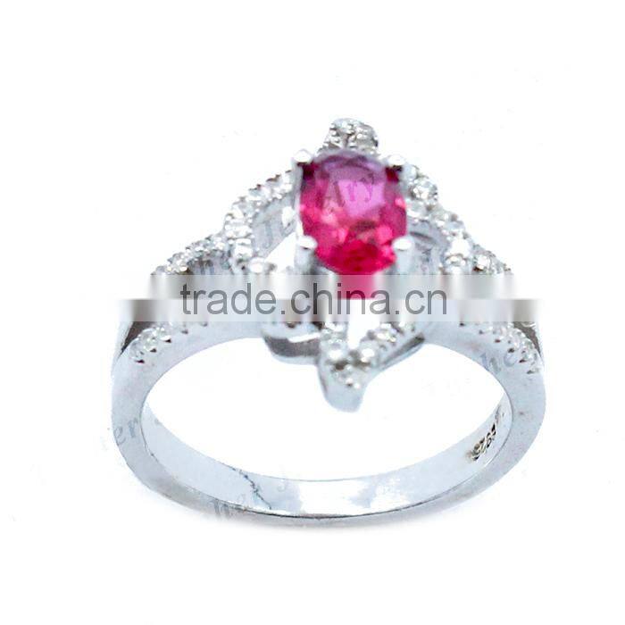 CZ ruby set hot sale CZ set new design set