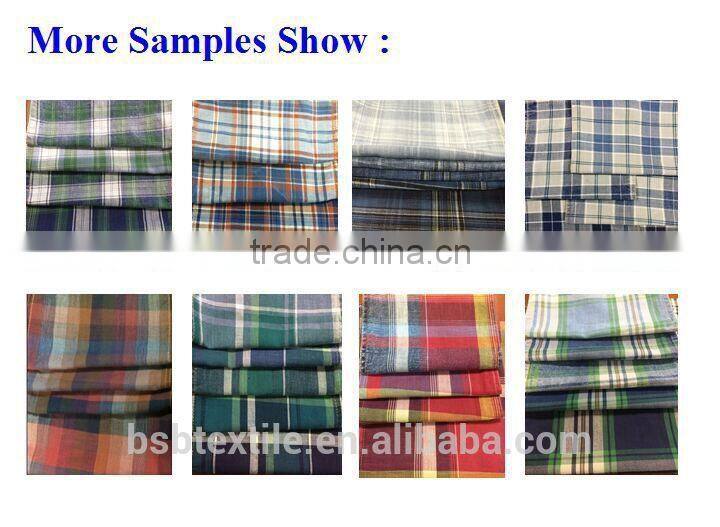 High quality 100% cotton yarn dyed stripe knit fabric