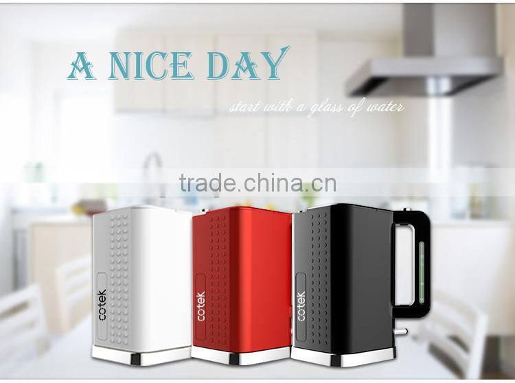 Kitchen appliance of 2 stage opening system kettle 2200watts 1.7L CE GS CB EMC ROHS LFGB approved