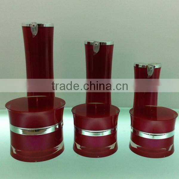 waist cosmetic lotion bottle acrylic bottle cosmetic empty bottle