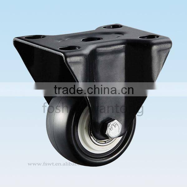 2.5 Inch Table Leg Caster Threaded Stem Green Pu Furniture Caster
