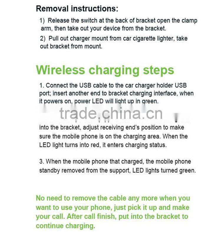 Universal Qi Wireless Power Charging Holder