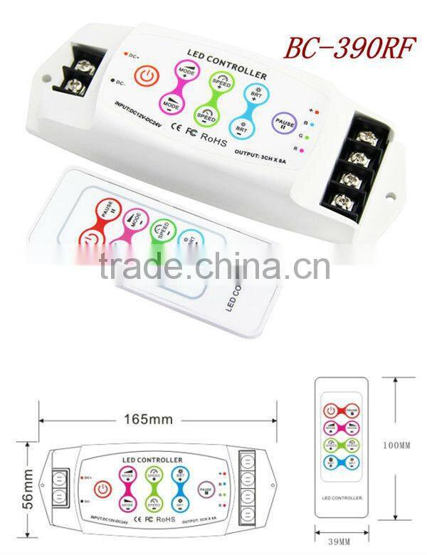 RF wireless remote touching control pwm rgb led strip Light controller