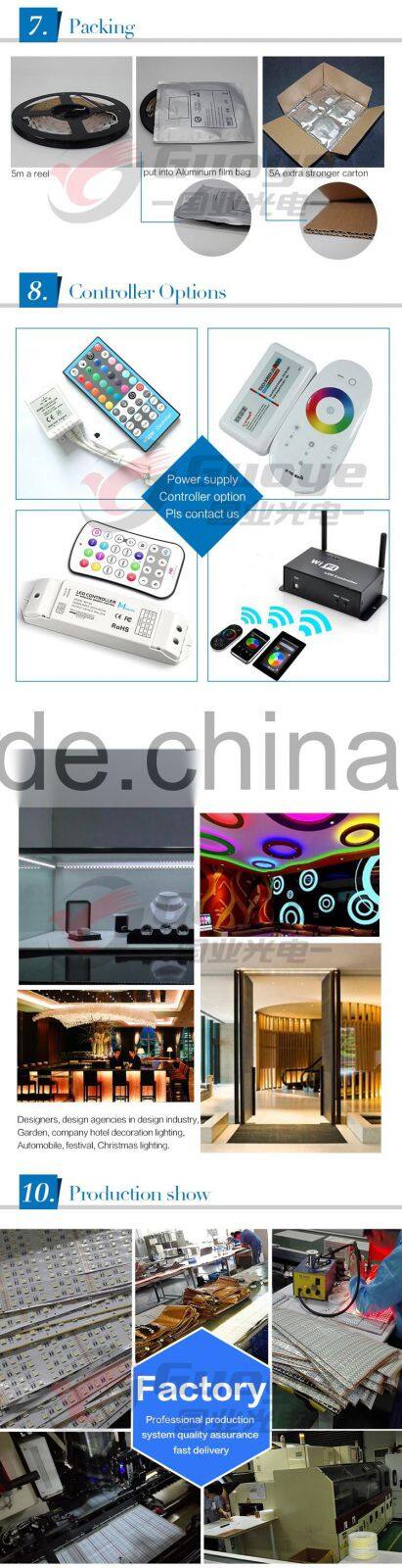 Commercial lighting strip rgbww ip68 for hotel lighting rgbw 24v