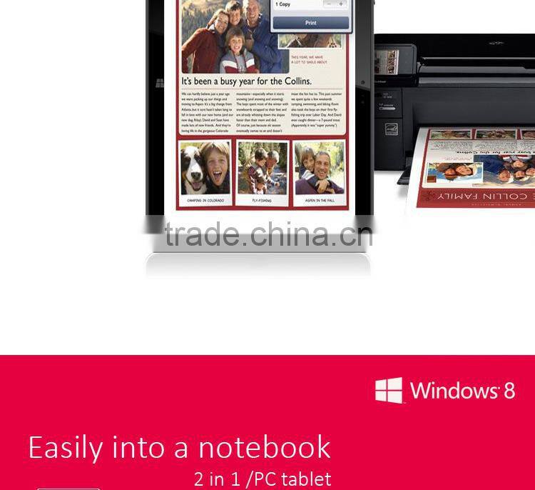 10.1 inch intel CPU windows 8 OS tablet PC with 2G RAM