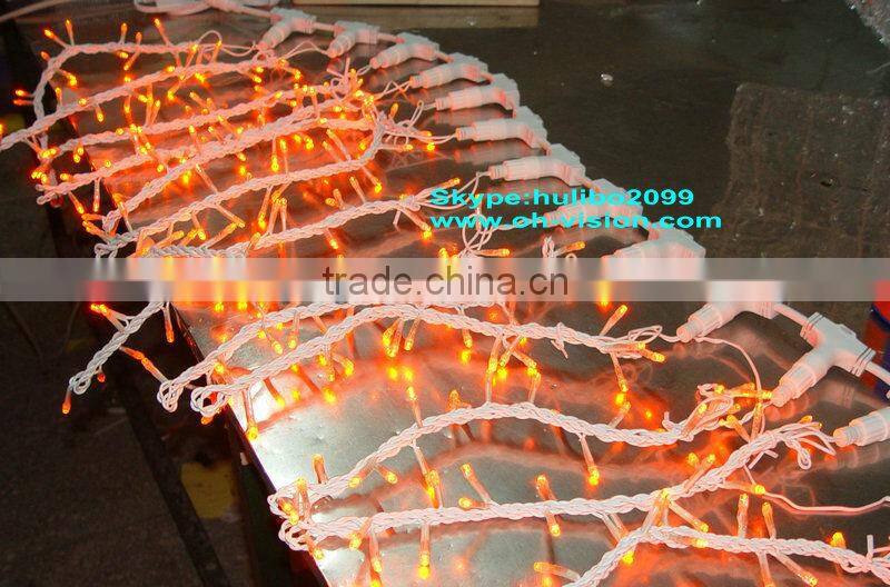 CE RoHS outdoor use led waterfall light/ christmas waterfall lights/