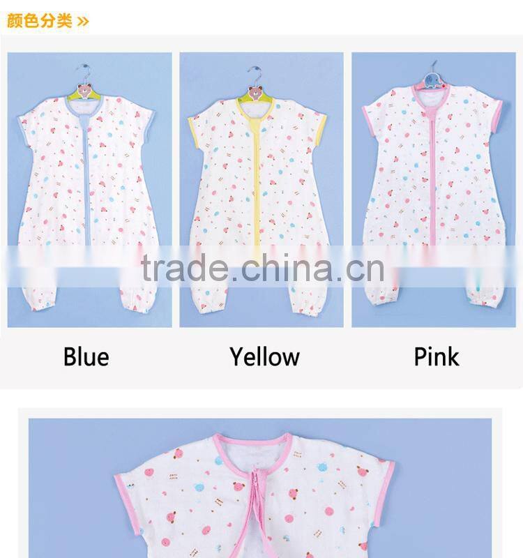 70% bamboo 30% cotton infant baby straddle sleeping bag for summer