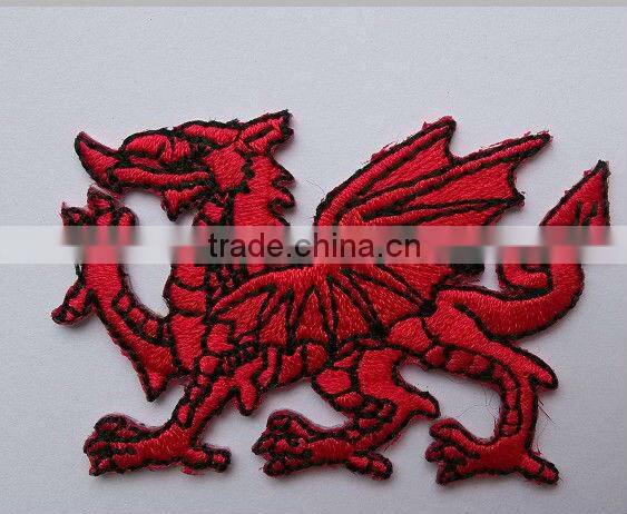 embroidery design dragon badge emblem