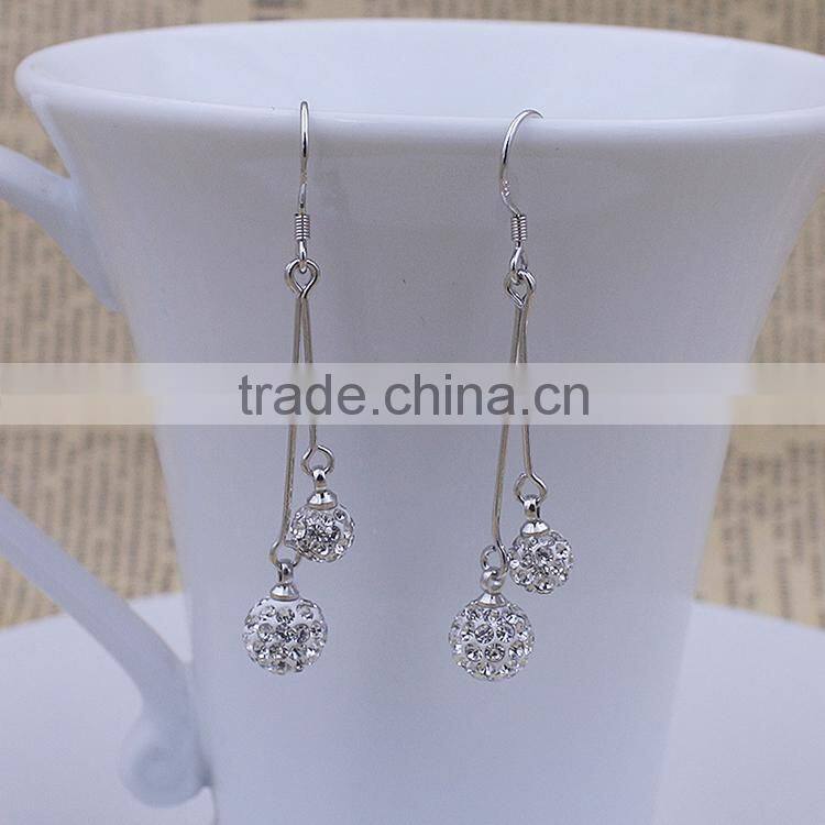 2015 new trend !10k gold hoop earrings !Shambhala earrings !