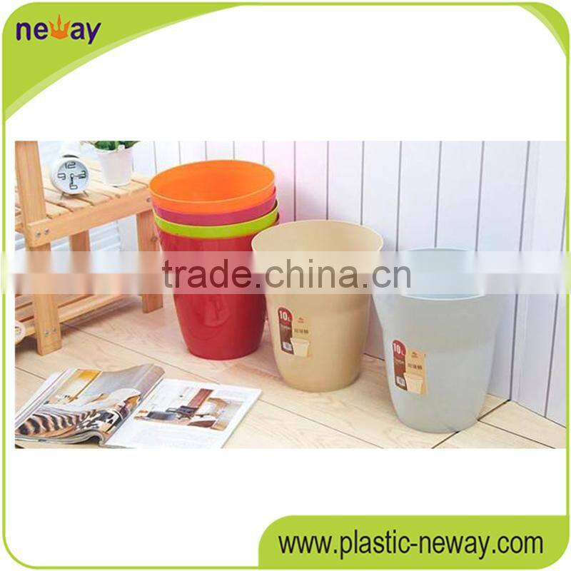 Cheap high quality Open top PP home use Stocked 10L novelty trash can for sale