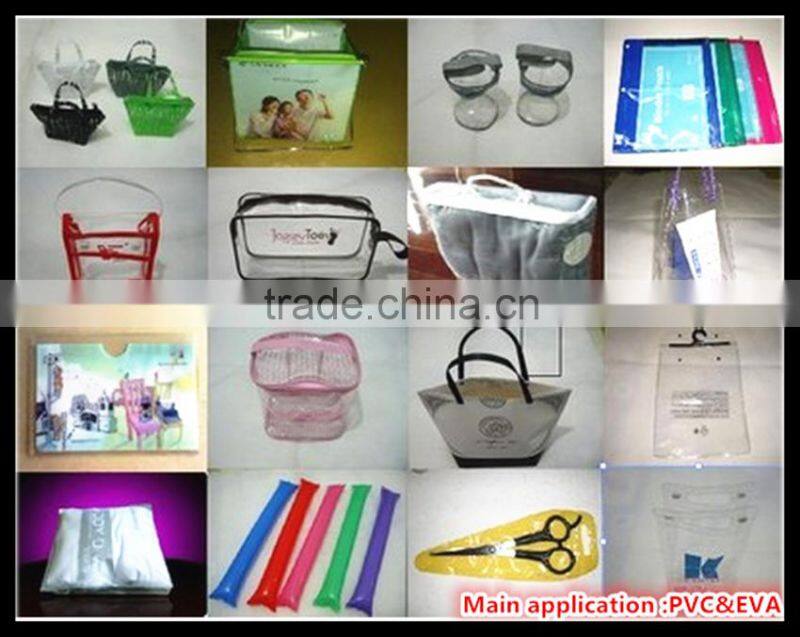 the high quality bag and stationery material pvc