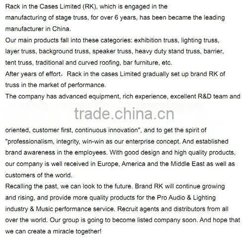 Truss style aluminium bar chair and table