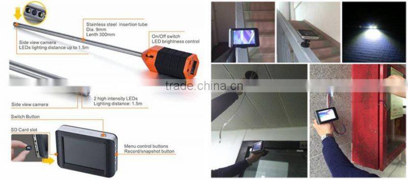 Zoom Torch Inspection Tube Snake Camera Endoscope Borescope DVR
