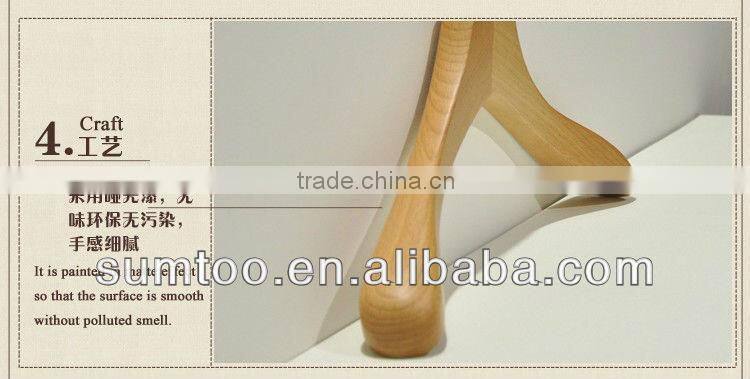 2014 hot selling durable matted luxury wooden hanger