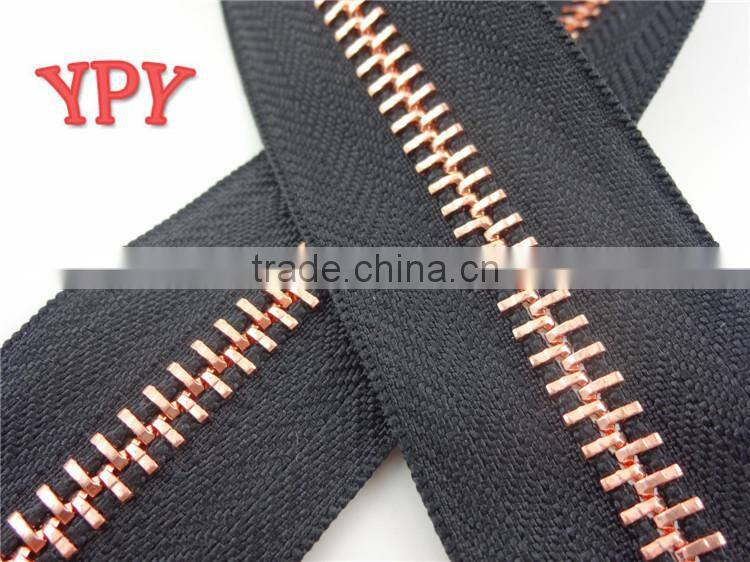 Popular Style Rose Gold Zipper Chain