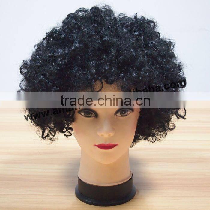 Tops Seller Christmas Party Wig,Sports Wig/Sport Headband Wig/Sports Fans Wigs,