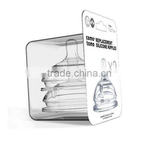 custom baby bottle nipple & Food-grade printing LOGO Baby bottle Teat