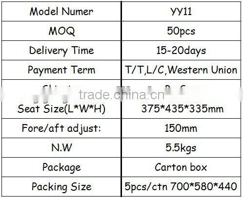 Driver Type Floor Scrubber Sweeper seat for replacement