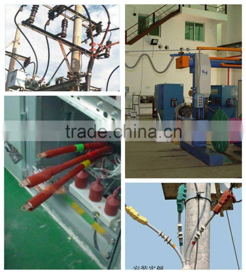 1 kv 10 kv 24kv Reinforced Heat Shrinkable Cable Repair Sleeve/ Heat Shrinkable Wrap Around Sleeves