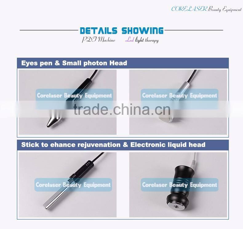 led blue light red light acne therapy machine 7 colors pdt/led light therapy lamp for facial